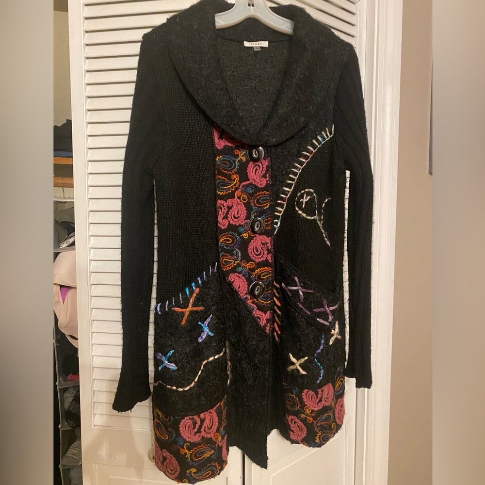 Sioni Large sweater coat cardigan jacket